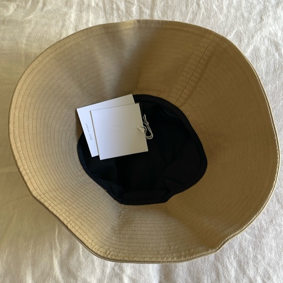 NWT Janessa Leone 100% Organic Cotton Hat in Tan. Size Medium. - Picture 3 of 7